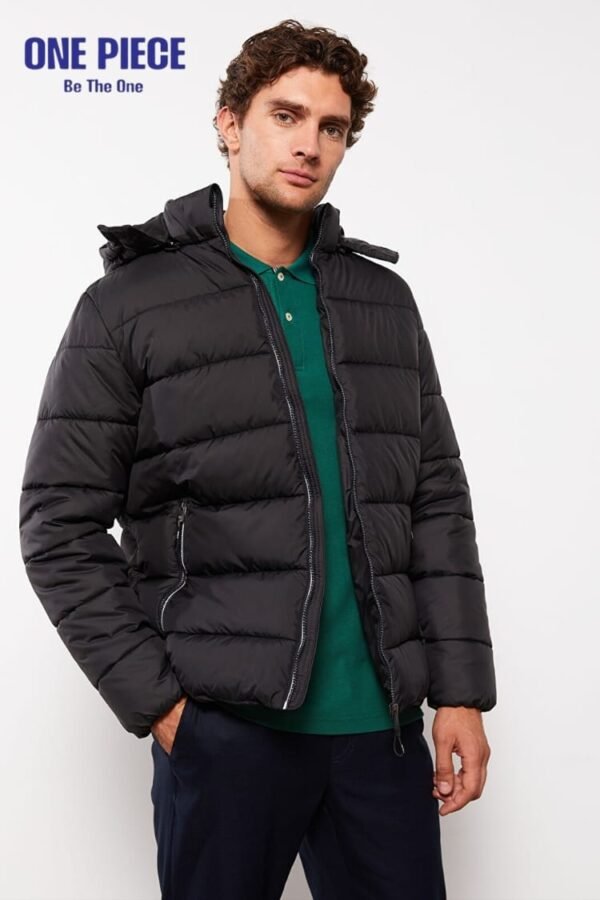 SOUTHBLUE Standard Fit Hooded Men's Puffer - Image 3
