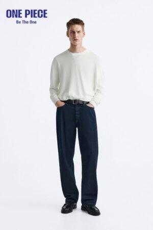 Zara TEXTURED COTTON SWEATER