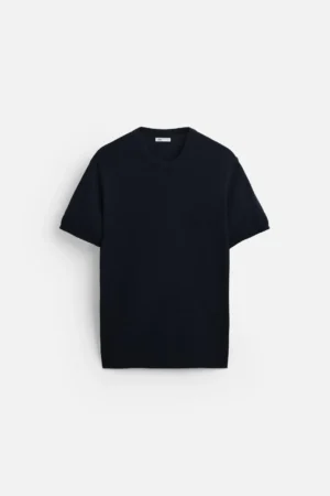 FLOWING KNIT T-SHIRT