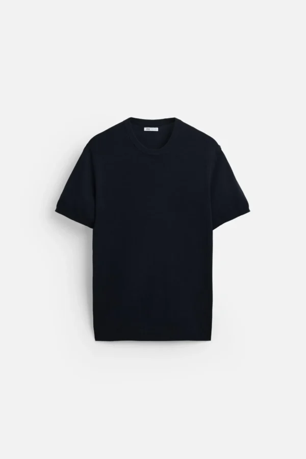 FLOWING KNIT T-SHIRT