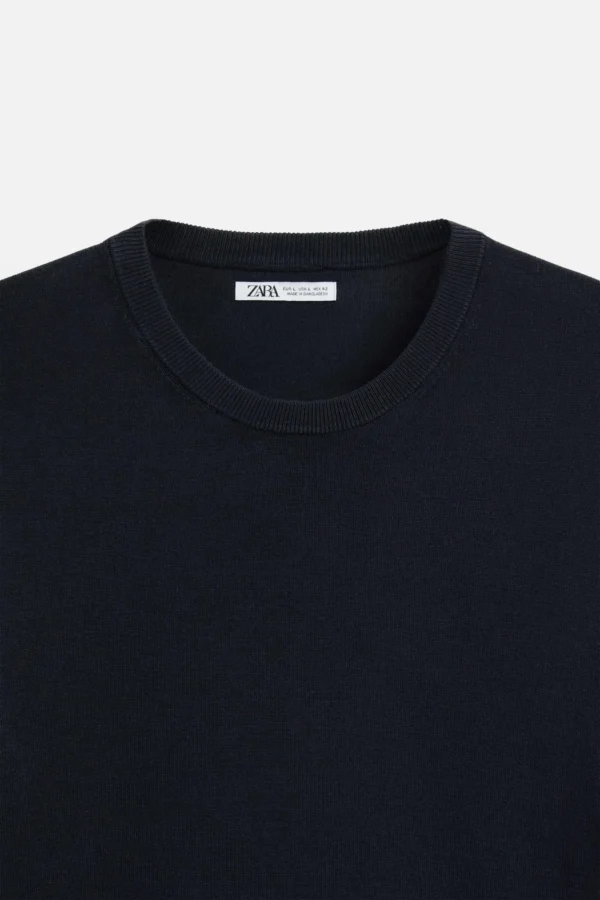 Zara FLOWING KNIT T-SHIRT - Image 2