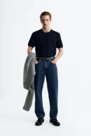 Zara FLOWING KNIT T-SHIRT