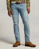 Polo Ralph Lauren - Varick Slim Straight Distressed Jeans
