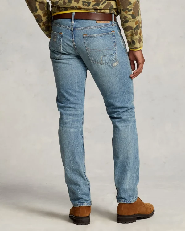 Polo Ralph Lauren - Varick Slim Straight Distressed Jeans - Image 2