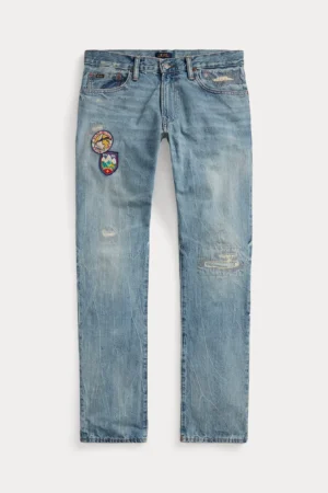 Polo Ralph Lauren - Varick Slim Straight Distressed Jeans