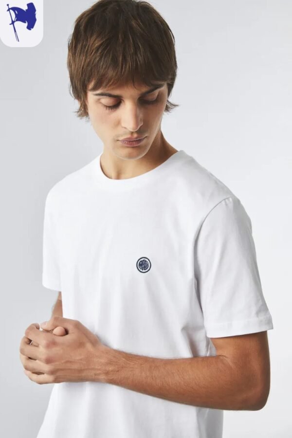 Mitchell – Slim Fit T-Shirt in White - Image 3