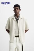 100% LINEN SHIRT - one Piece - Light beige