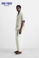 100% LINEN SHIRT - one Piece - Light beige