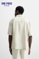 100% LINEN SHIRT - one Piece - Light beige