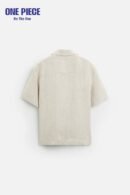 100% LINEN SHIRT - one Piece - Light beige