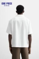100% LINEN SHIRT - one Piece - White