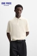 ZARA Pearl Polo Shirt with Zip