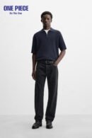 ZARA Pearl Polo Shirt with Zip