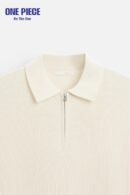 ZARA Pearl Polo Shirt with Zip