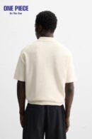 ZARA Pearl Polo Shirt with Zip