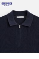 ZARA Pearl Polo Shirt with Zip