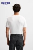 Zara INTERLOCK BASIC T-SHIRT - one Piece | White