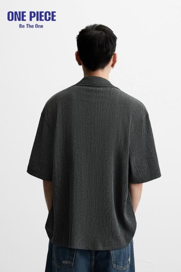 Zara JACQUARD SHIRT - Anthracite grey - Image 5