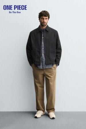 Lightweight twill jacket Anthracite Grey