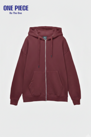 PULL&BEAR Zip-up sweatshirt - red