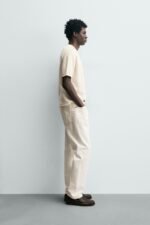 PURL KNIT T-SHIRT Oyster White - Image 4