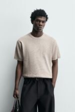 PURL KNIT T-SHIRT Pearl Grey - Image 2