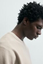 PURL KNIT T-SHIRT Pearl Grey - Image 6