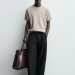 PURL KNIT T-SHIRT Pearl Grey