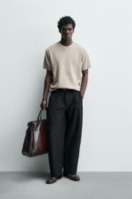 PURL KNIT T-SHIRT Pearl Grey