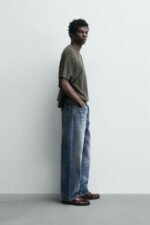 PURL KNIT T-SHIRT Dark Grey - Image 4