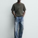 PURL KNIT T-SHIRT Dark Grey