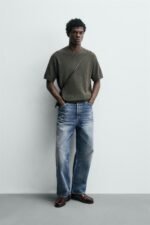 PURL KNIT T-SHIRT Dark Grey
