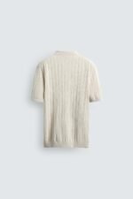 RIBBED KNIT POLO SHIRT - Image 7
